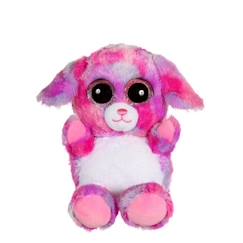 Jouet-Premier âge-Peluches-Gipsy Toys - Brilloo Friends - Chien Loona - 13 cm  - Rose & Violet