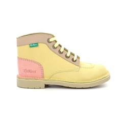 Chaussures-Chaussures fille 23-38-KICKERS Bottillons Kick Col jaune