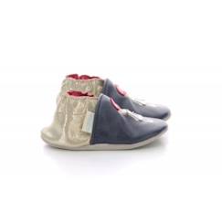 Chaussures-ROBEEZ Chaussons Pirate Heart marine