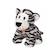 Gipsy Toys - Savanoos Sonore - Tigre - 24 cm - Noir & Blanc NOIR 2 - vertbaudet enfant 
