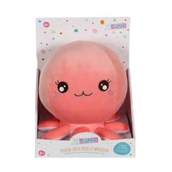 -Gipsy Toys - Baby Squishi - Pieuvre - 22 cm - Rose