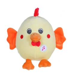 Jouet-Gipsy Toys - Funny Eggs Sonores - 15 cm - Poule Jaune