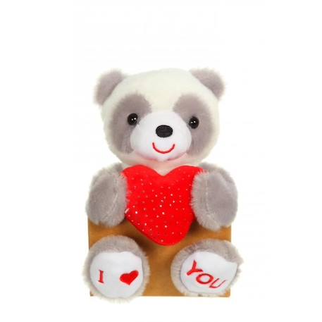 Gipsy Toys - Petsy Love - Panda - 14 cm - Gris & Blanc GRIS 1 - vertbaudet enfant 