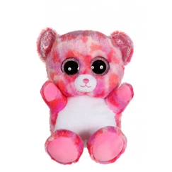 Jouet-Gipsy Toys - Brilloo Friends -Ours Hoopy 23 cm  - Rose