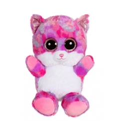 Jouet-Gipsy Toys - Brilloo Friends - Chat Liloo- 23 cm  - Rose & Violet