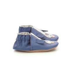 Chaussures-Chaussures garçon 23-38-ROBEEZ Chaussons Sweety Dog bleu