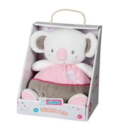 -Gipsy Toys - Mon Rondoudou Koala - Peluche vendue en boîte cadeau - 24 cm - Rose et Blanc