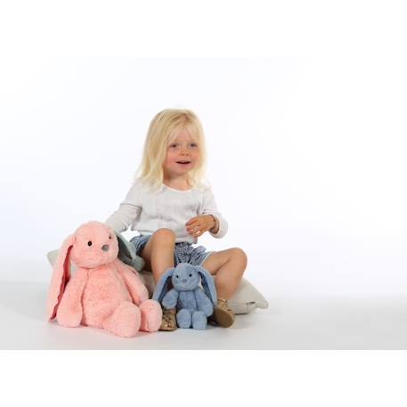 Gipsy Toys - Trendy Bunny  - 16 cm - Bleu Jeans BLEU 3 - vertbaudet enfant 