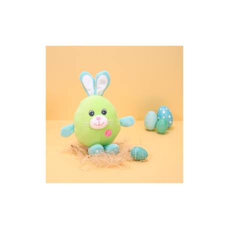 Gipsy Toys - Funny Eggs Sonores - 15 cm - Lapin Vert & Bleu VERT 2 - vertbaudet enfant 