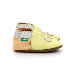 Chaussures-Chaussures fille 23-38-KICKERS Chaussons Kickbaby Rainbo jaune