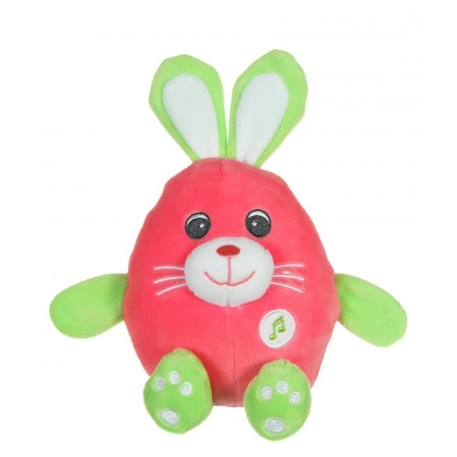 Gipsy Toys - Funny Eggs Sonores - 15 cm - Lapin Rose & Vert ROSE 1 - vertbaudet enfant 