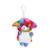 Gipsy Toys - Porte-clés Brilloo Friends en Peluche -  Chien Frootsy - 8 cm VIOLET 1 - vertbaudet enfant 