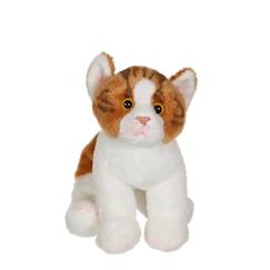 Jouet-Premier âge-Gipsy Toys - Chat Floppikitty - 22 cm - Roux et Blanc
