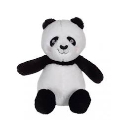 -Gipsy Toys - Panda Econimals - Peluche Eco-Responsable - 24 cm - Noir & Blanc