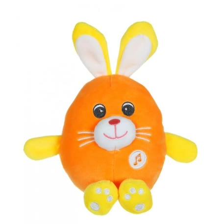 Gipsy Toys - Funny Eggs Sonores - 15 cm - Lapin Orange & Jaune ORANGE 1 - vertbaudet enfant 