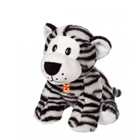 Gipsy Toys - Savanoos Sonore - Tigre Blanc - 15 cm - Noir & Blanc NOIR 2 - vertbaudet enfant 