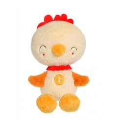 Jouet-Premier âge-Gipsy Toys - Cuty Easter Sonore  - Coq - 14 cm - Beige