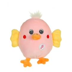 Jouet-Premier âge-Gipsy Toys - Funny Eggs Sonores - 15 cm - Poussin Rose & Jaune