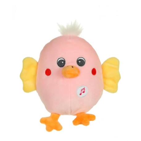 Gipsy Toys - Funny Eggs Sonores - 15 cm - Poussin Rose & Jaune ROSE 1 - vertbaudet enfant 