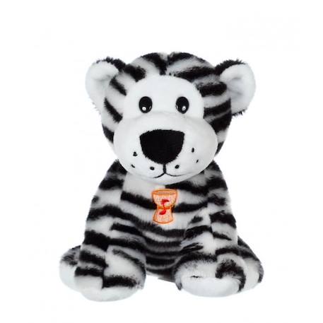 Gipsy Toys - Savanoos Sonore - Tigre Blanc - 15 cm - Noir & Blanc NOIR 4 - vertbaudet enfant 