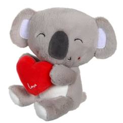Jouet-Gipsy Toys - Cuty Love - Peluche - 14 cm - Koala Gris & Rouge