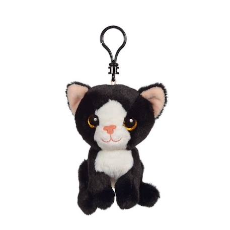 Fille-Accessoires-Gipsy Toys - Porte-clés Chat - 12 cm - Noir & Blanc