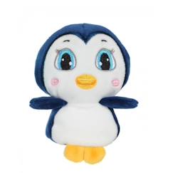 Jouet-Premier âge-Gipsy Toys - Pingouin Bloo - Collectimals - 10 cm - Bleu Marine et Blanc