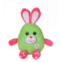 Jouet-Premier âge-Gipsy Toys - Funny Eggs Sonores - 15 cm - Lapin Vert & Rose