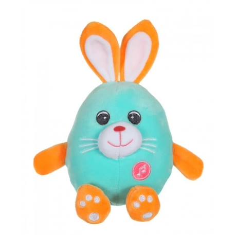 Gipsy Toys - Funny Eggs Sonores - 15 cm - Lapin Bleu & Orange BLEU 1 - vertbaudet enfant 