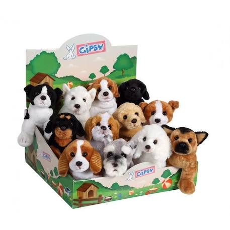 Gipsy Toys - Chien Cavalier King Charles Floppipup -  - 22 cm - Roux et Blanc BLANC 4 - vertbaudet enfant 