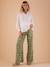 Pantalon fluide grossesse motif fleurs vert 1 - vertbaudet enfant 