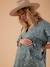 Robe longue grossesse esprit bohème écru+vert 10 - vertbaudet enfant 