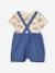 Ensemble bébé T-shirt + salopette short Disney Le Roi Lion Ecru/indigo 5 - vertbaudet enfant 