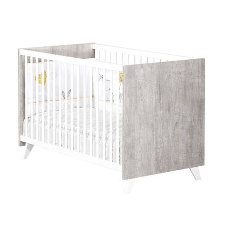 Lit bébé - 120 x 60 cm - Babyprice Scandi gris - En bois GRIS 1 - vertbaudet enfant 