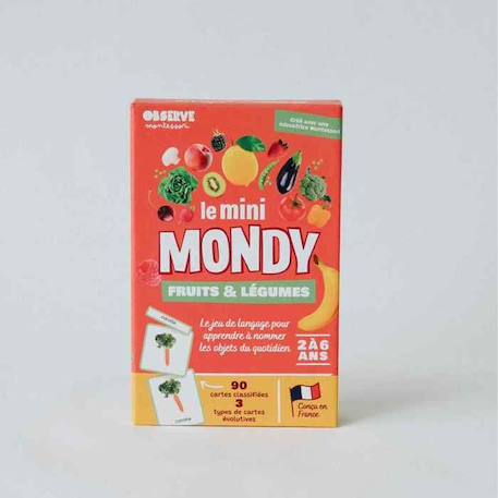 Mini-Mondy Fruits & Légumes ROUGE 1 - vertbaudet enfant 