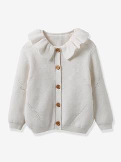 Cardigan bébé coton bio et laine CYRILLUS  - vertbaudet enfant