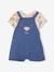 Ensemble bébé T-shirt + salopette short Disney Le Roi Lion Ecru/indigo 2 - vertbaudet enfant 