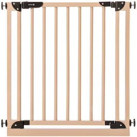 SAFETY 1ST Barrière de sécurité 73-80 cm Essential wooden gate, en bois, de 6 à 24 mois MARRON 1 - vertbaudet enfant 