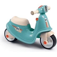 Jouet-Porteur Scooter - Smoby - Bleu - Pour Bébé de 18 mois - Coffre à jouets sous le siège - L‎64,5 x l34 x H47,5 cm