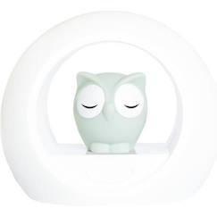 Linge de maison et décoration-Décoration-Luminaire-Veilleuse-Veilleuse programmable - ZAZU - Lou Le Hibou - Capteur de son - Se rallume aux pleurs - Gris