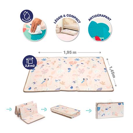 Grand tapis pliable réversible - beige 5 - vertbaudet enfant 