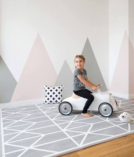 Tapis de Jeu Prettier Puzzle Toddlekind Gris - Taille 120x180cm - Mousse Eco-Responsable EVA GRIS 1 - vertbaudet enfant 