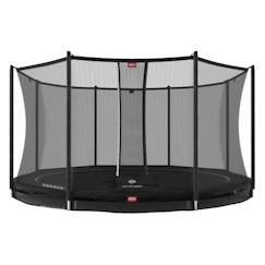 Jouet-Jeux de plein air-BERG - Favorit trampoline InGround 380 cm black+ Safety Net Comfort