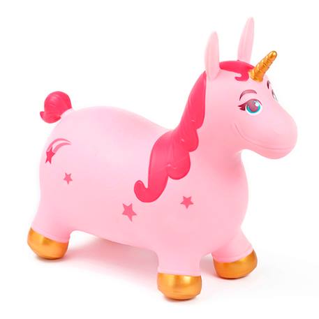 Mon animal sauteur LUDI chien bleu+chien rouge+licorne rose 6 - vertbaudet enfant 