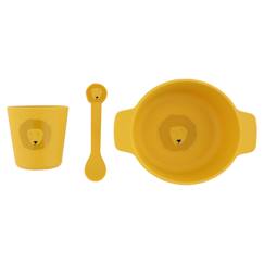 Puériculture-Ensemble repas 3 pièces 1er âge Animal en silicone