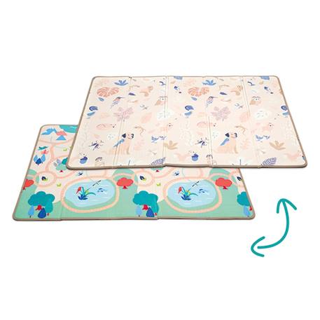 Grand tapis pliable réversible - beige 4 - vertbaudet enfant 