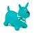 Mon animal sauteur LUDI chien bleu+chien rouge+licorne rose 1 - vertbaudet enfant 