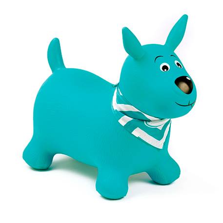 Mon animal sauteur LUDI chien bleu+chien rouge+licorne rose 1 - vertbaudet enfant 