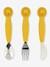 Lot de 3 couverts 2e âge Animal Mr Dino+Mr Fox+Mr Lion+Mrs Cat 3 - vertbaudet enfant 
