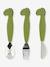 Lot de 3 couverts 2e âge Animal Mr Dino+Mr Fox+Mr Lion+Mrs Cat 1 - vertbaudet enfant 